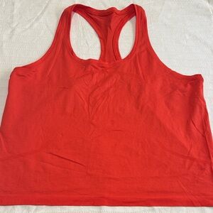 Lululemon Red Racerback Tank Top